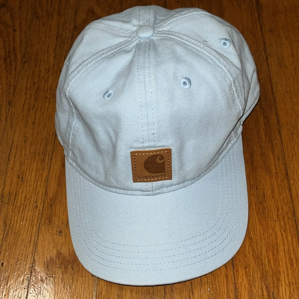 Carhartt Light Blue Logo Adjustable Baseball Cap One Size